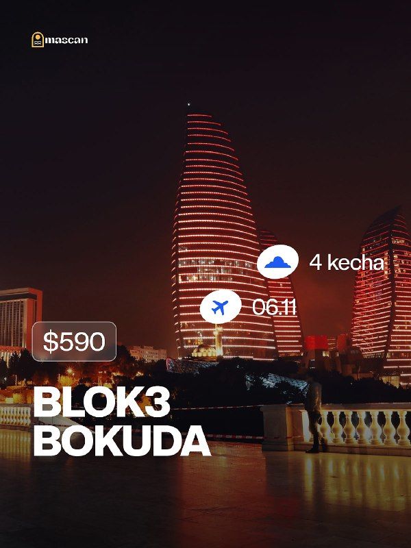 Баку: концерт BLOK3 + поездка, 4 ночи