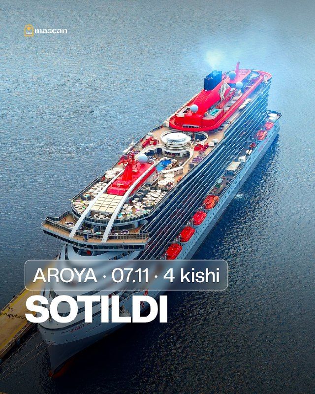 Круиз AROYA: Istanbul – Iskandariya (Misr) – Marmaris – Kushadasi, 7 ночей
