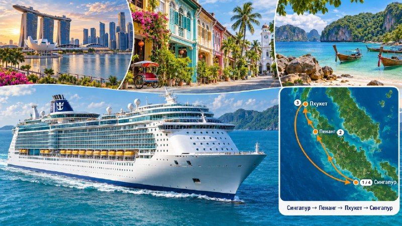 Круиз Сингапур – Пенанг – Пхукет на лайнере Navigator of the Seas, 4 ночи