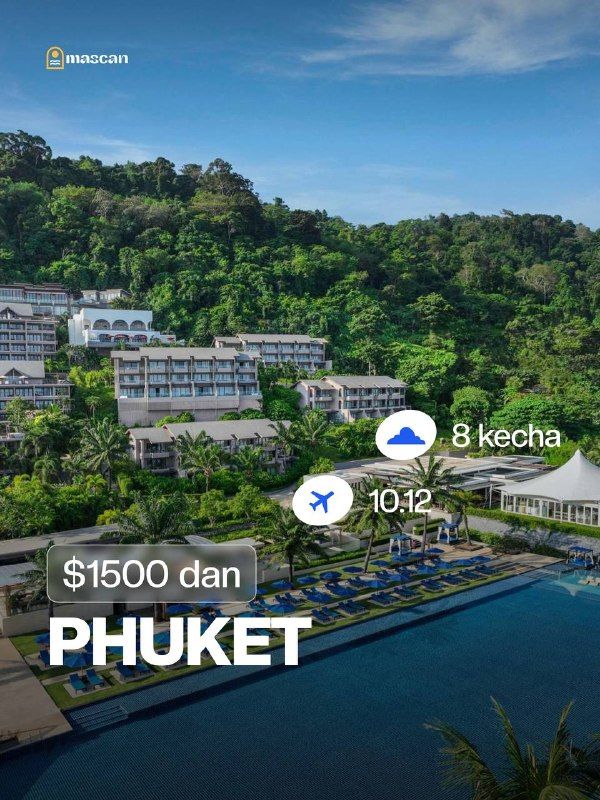 Tour to 4*–5* resorts in Phuket — 8 nights / 9 days