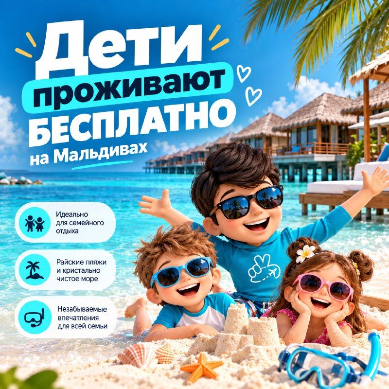 Мальдивы: 7 ночей, вылет 6 ноября