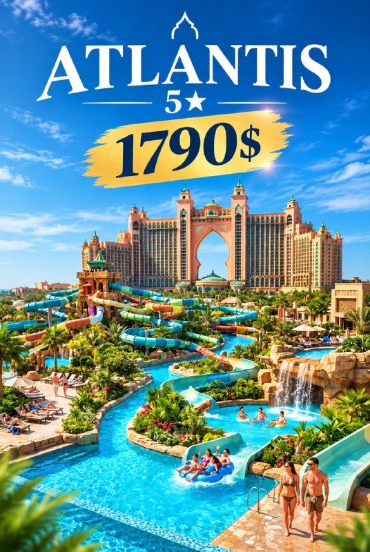 Дубай: отдых в отеле Atlantis The Palm 5*