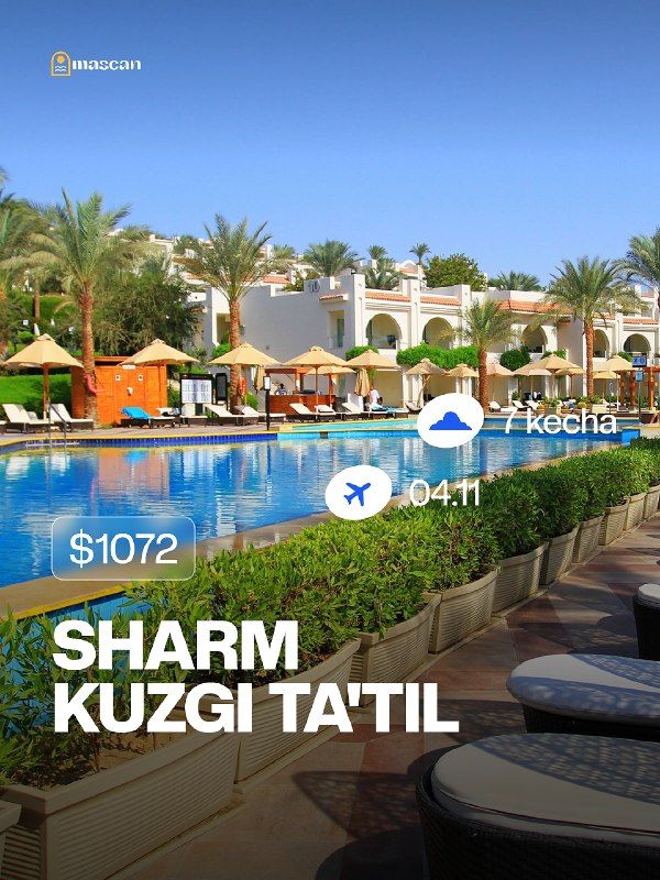 Egypt: Sharm El-Sheikh, 5* hotels, 7 nights All Inclusive